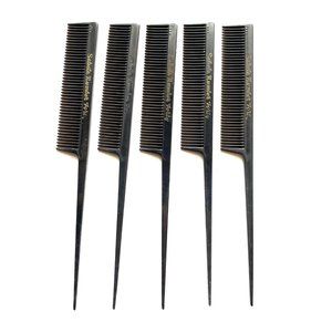 Vintage lot of 5 - 50s Selecta Rockabilly Rat Tail Hair Comb #40